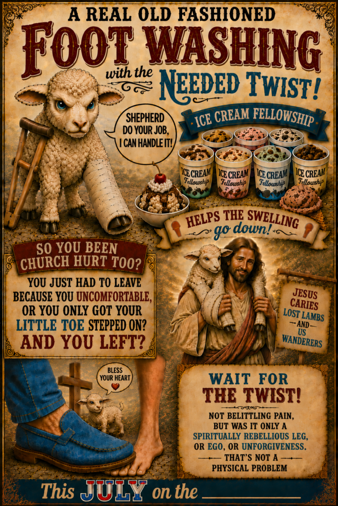 Foot washing spell corrected